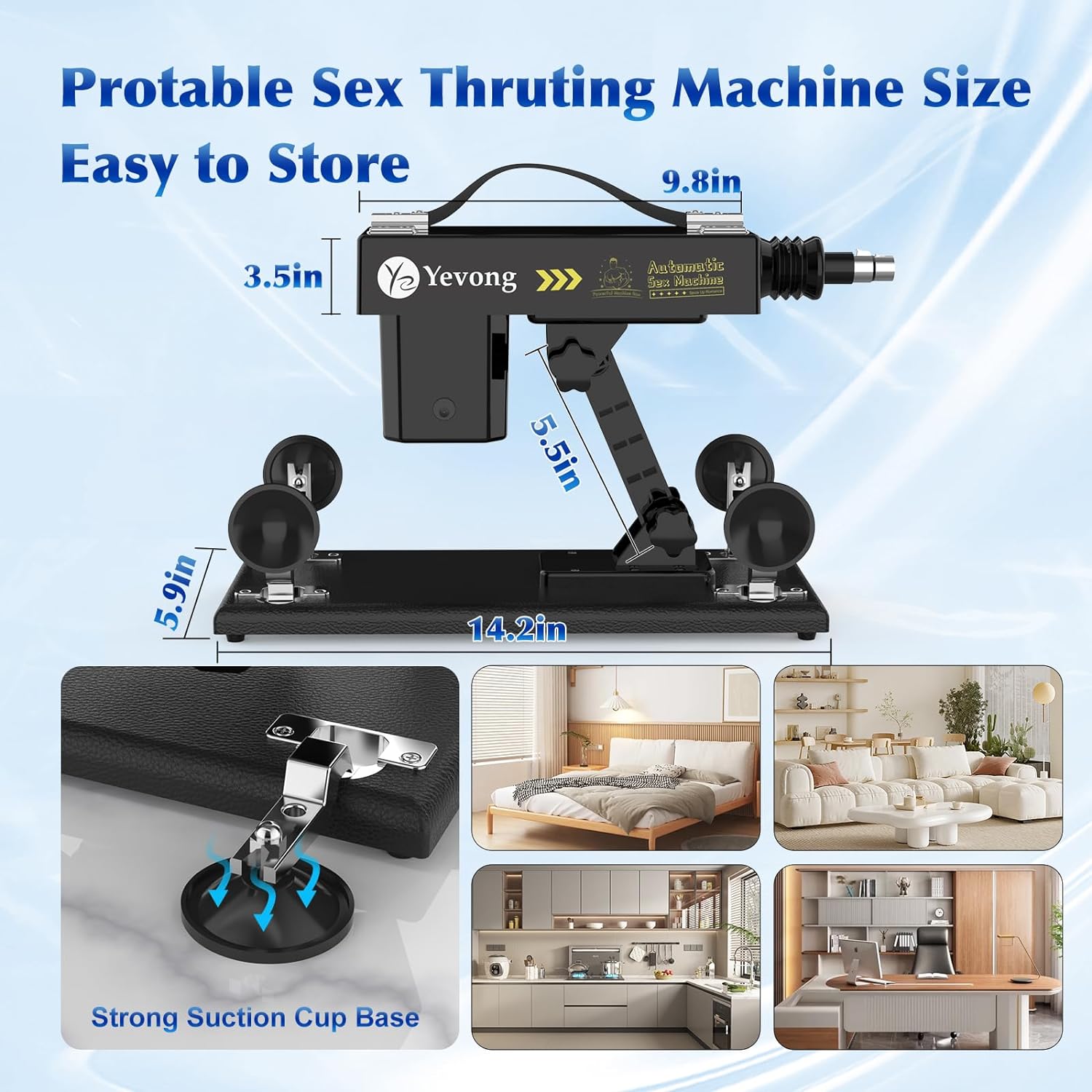 Automatic Sex Thrusting Machine 3XLR Connector Thrusting Dildo - image 4