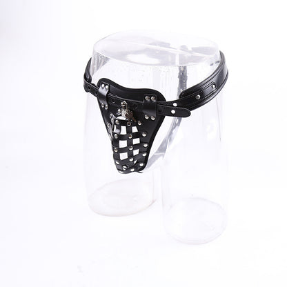 Leather Chastity Belt Chastity Device - image 1
