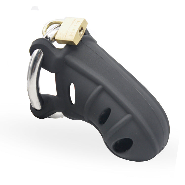 Chastity Cage in Silicone - Black - image 0