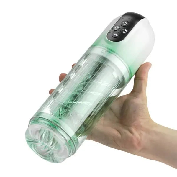 XR2 Plus Blowjob Machine Tongue Licking Rotating Sucking Waterproof - Green - image 1