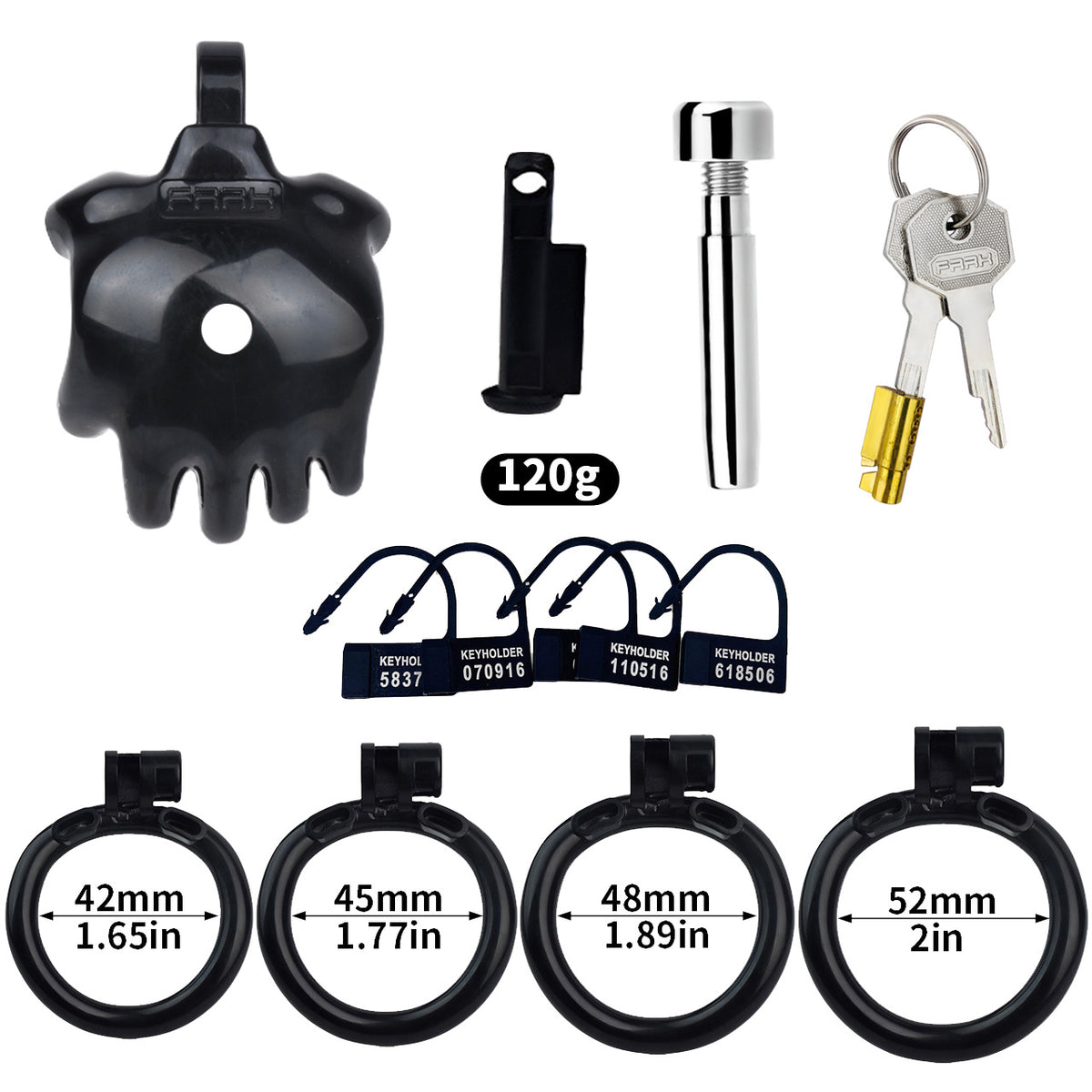 Resin Flat Chastity Cage - E - image 5
