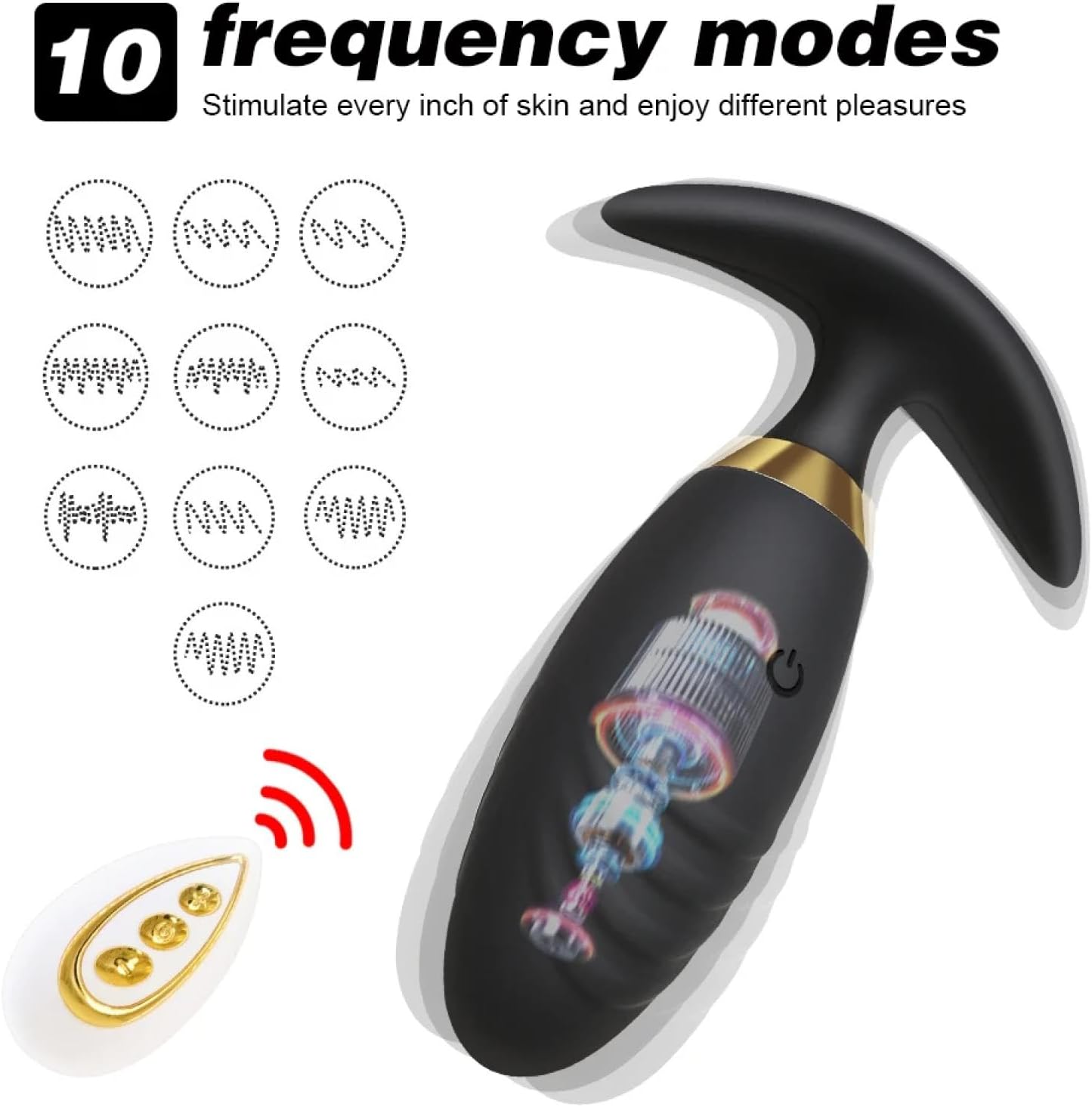 Remote App Control Butt Plug Anal Vibrator - image 5
