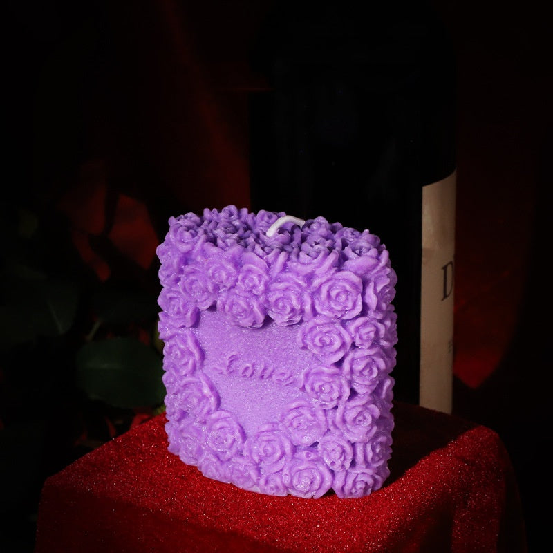 Bear Floral Low Temperature Candles - Purple Floral - image 5