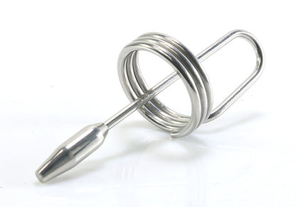 Penis Plug with Coiled Glans Ring - image 1