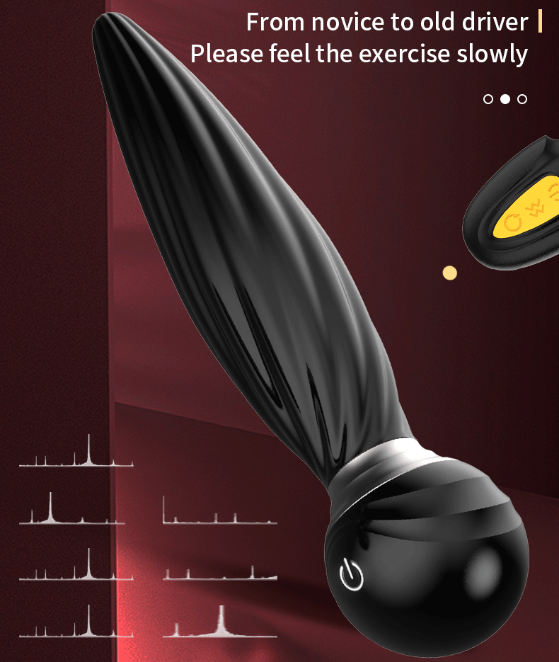 Rotating Thrusting Butt Plug Vibrator - image 0