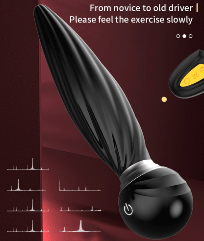 Rotating Thrusting Butt Plug Vibrator - image 0