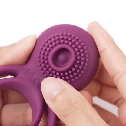 TAMMY Silicone Vibrating Double Cock Ring - image 1