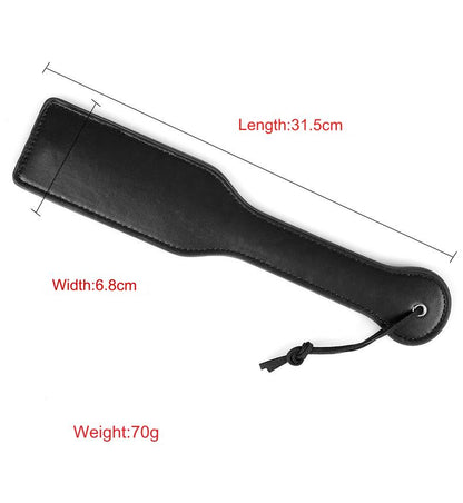 Pu Vegan Plush Paddle & Whip & Blindfold Set - image 2