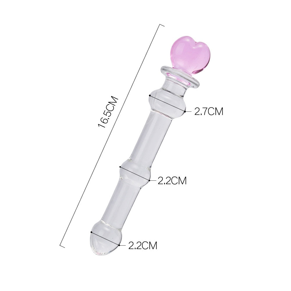 Crystal Glass Pleasure Wand Dildo Anal Plugs - S - image 2