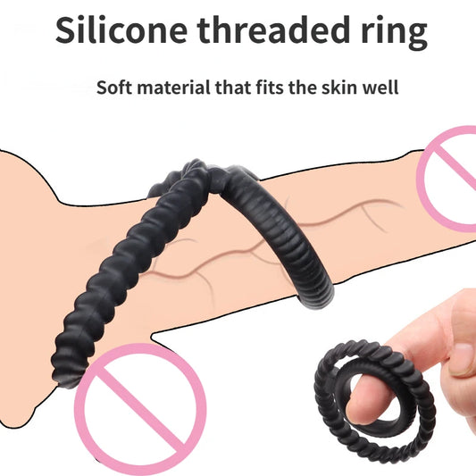 Silicone Versatile Cock Ring Penis - image 0