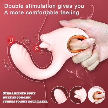 Luxelick 6.1'' Dual Motor Tongue Vibe - image 3