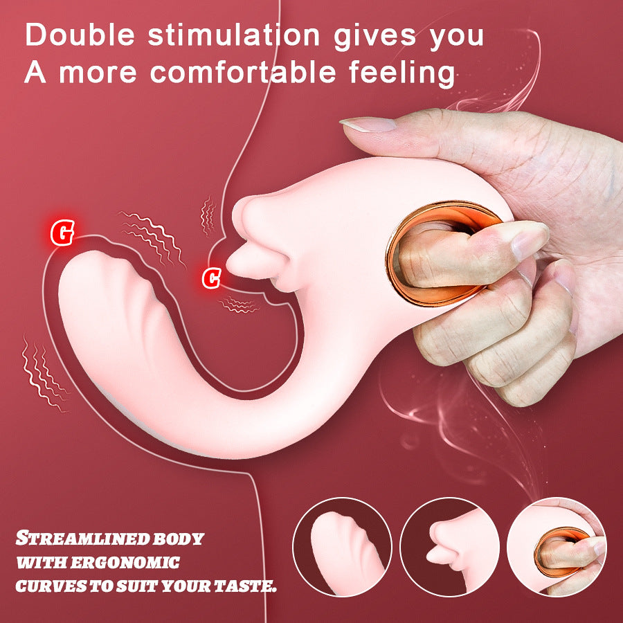 Luxelick 6.1'' Dual Motor Tongue Vibe - image 3