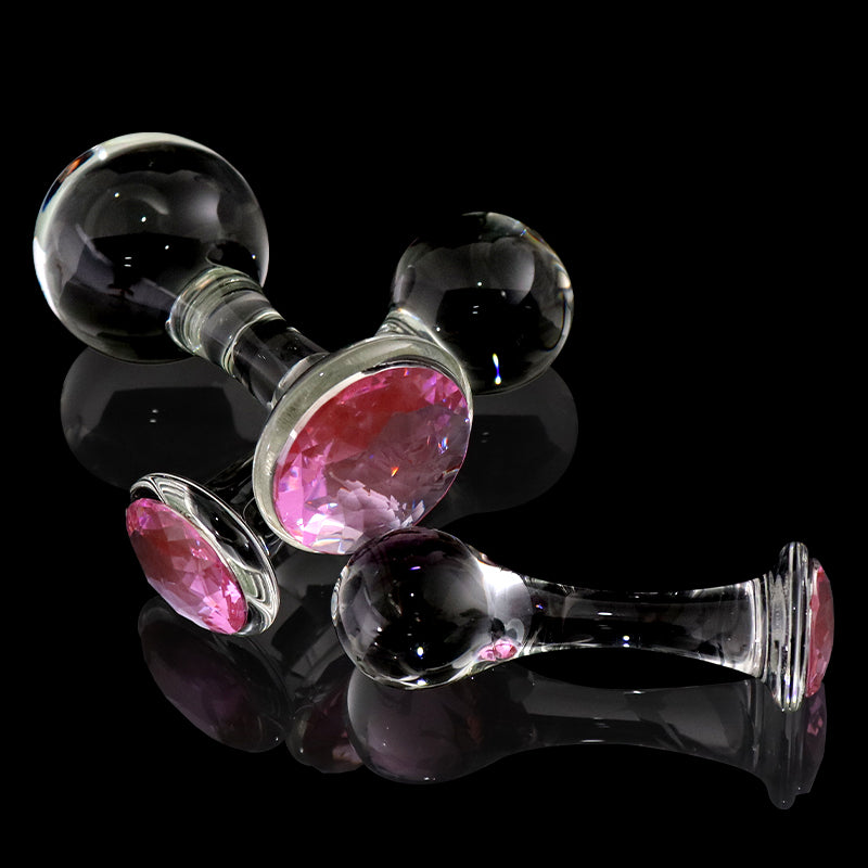 Crystalglow Glass Pleasure Anal Plug - image 3