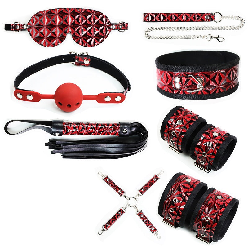 BDSM Sex Play Kit Bondage Set - Red - image 3