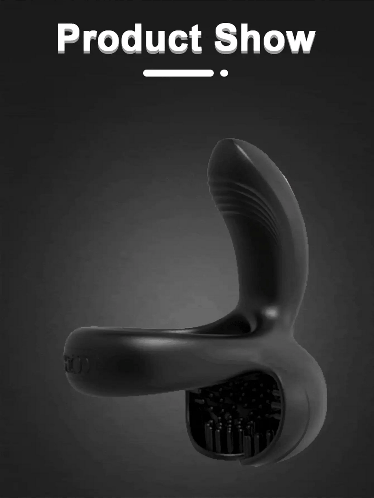 Men's Vibrating Ring with Perineum & Testicle Stimulation – Designed for Shared Pleasur - image 1