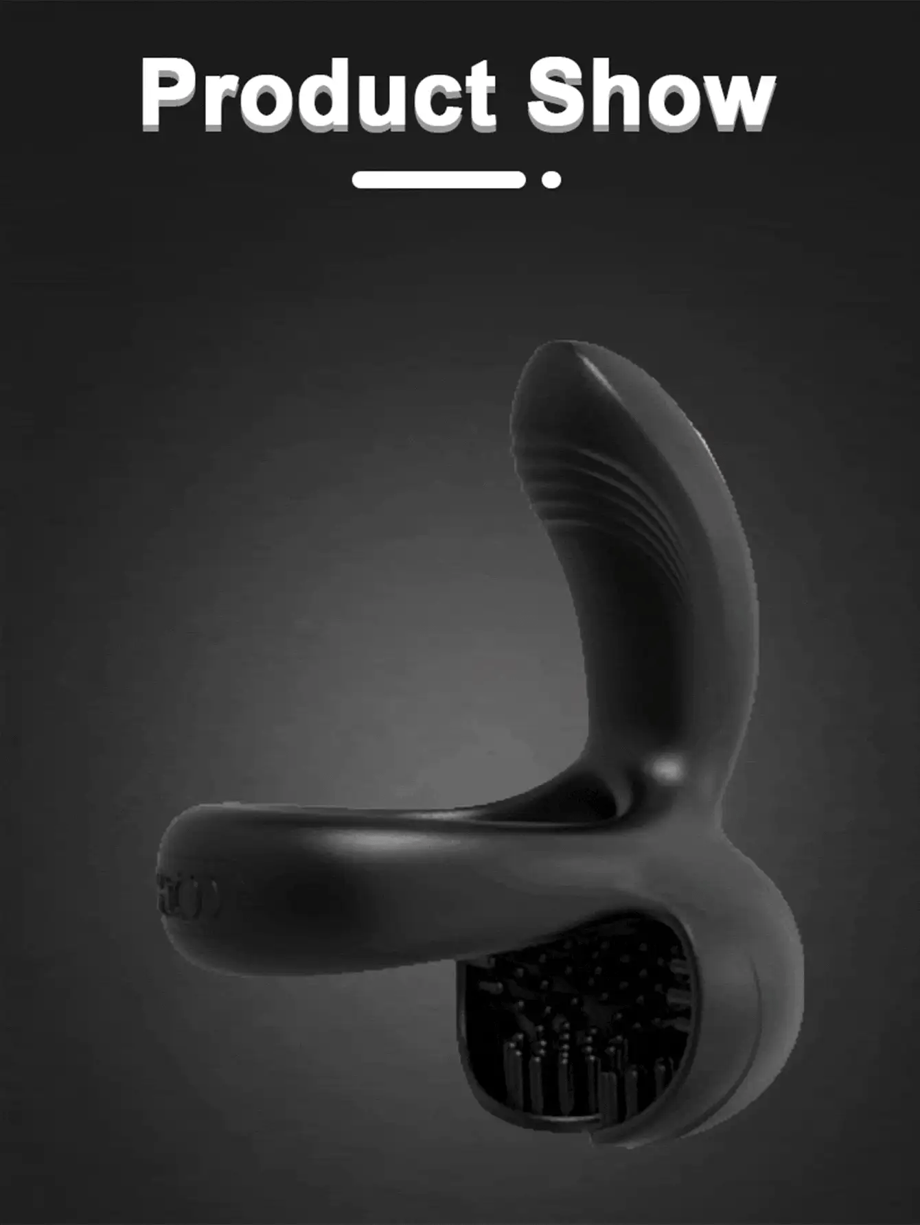 Men's Vibrating Ring with Perineum & Testicle Stimulation – Designed for Shared Pleasur - image 1
