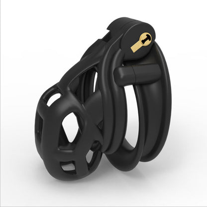 Double Lock Cobra Chastity Cage Resin Exquisite - M - image 5