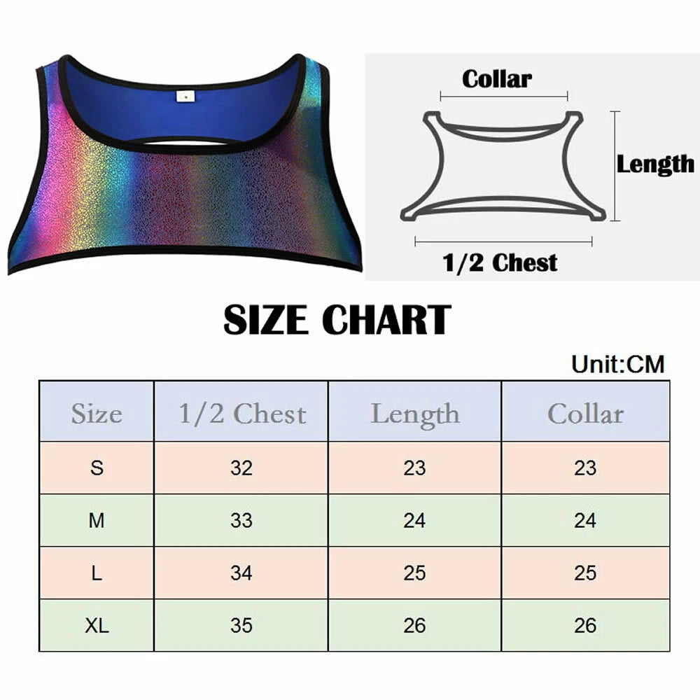 Vivid Rainbow Pride Harness Men Clubwear - image 4