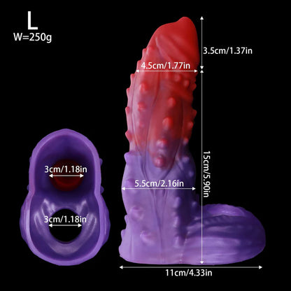 Tentacle Texture Penis Sleeve - L - image 6