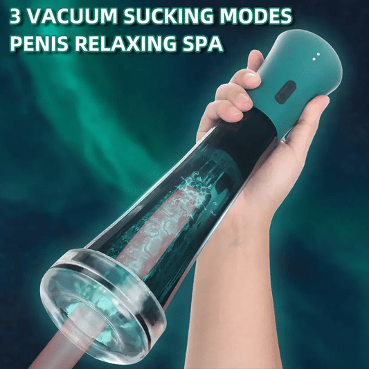 Vacuum Sucking & Vibrating Male Masturbato - image 1