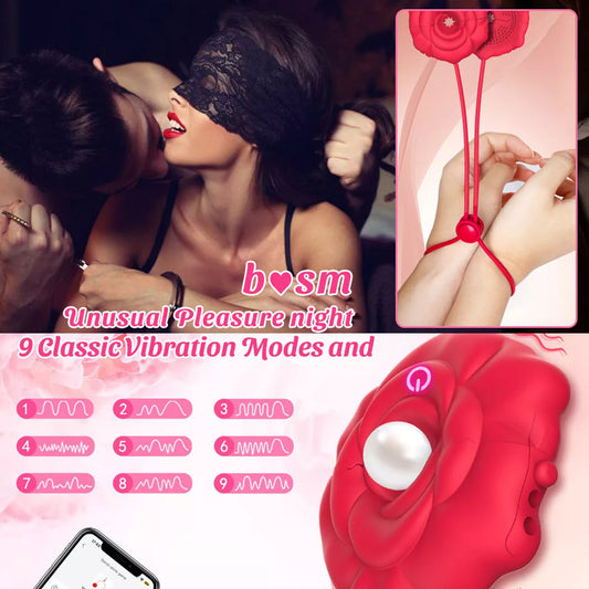 Rose Nipple Clamps - App Control - image 0