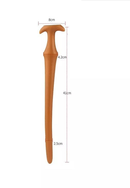 Super Long Flexible Butt Plug - Gold M - image 10