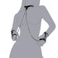 BDSM Wrist Restraint Hand Cuffs with Collar - image 1