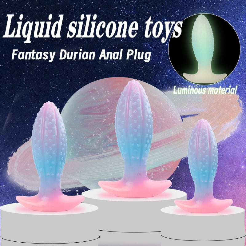 Glowing Oval Beads Anal Plug - image 5