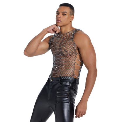 Starluxe Mesh Sparkle Top – Style E - image 4