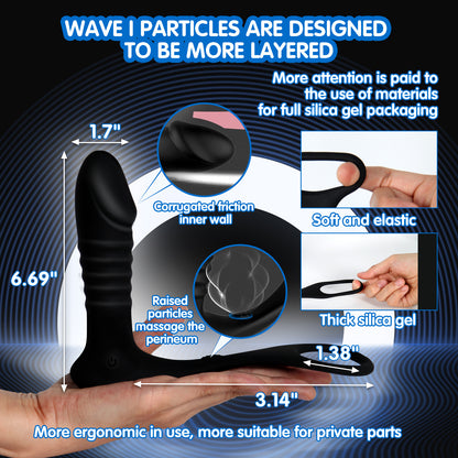 6.69''x1.7'' G Spot Butt Stimulator For Couple - image 3