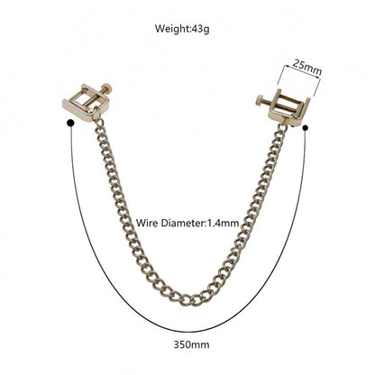 Press Style Nipple Clamps - Silver - image 4