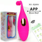 VibePulse Duo – Wireless Ribbed Egg Vibrator - Rose - App Control - image 7