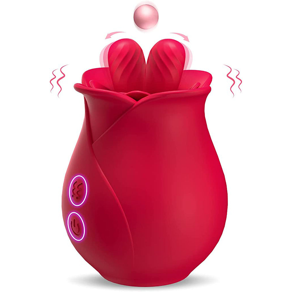Double Tongue Lick Vibrator With 10 Frequency  - Romeo - image 0