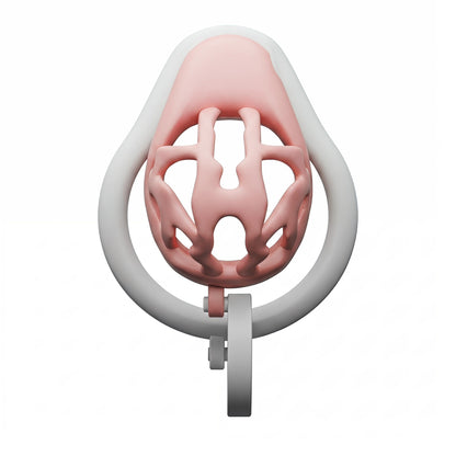 Pearl Drop Chastity Cage - Pink - image 4