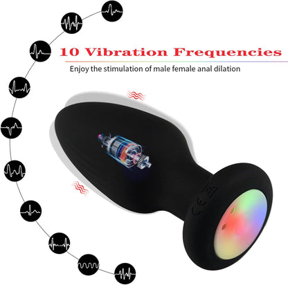 Multicolor Fox Tail Light Up Butt Plug - image 2