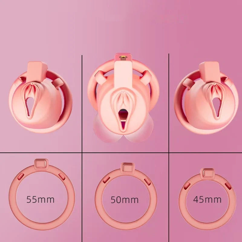 Cute ABS Chastity Cage – Breathable Lightweight Chastity Device - image 2