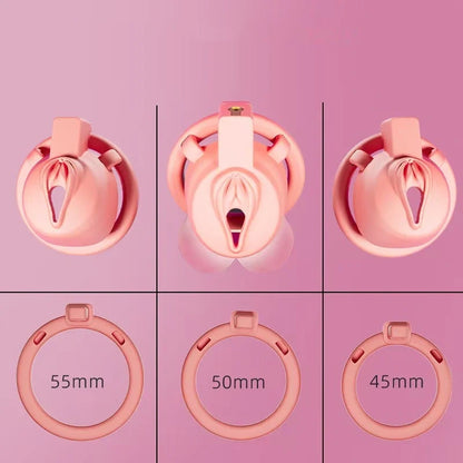Cute ABS Chastity Cage – Breathable Lightweight Chastity Device - image 2