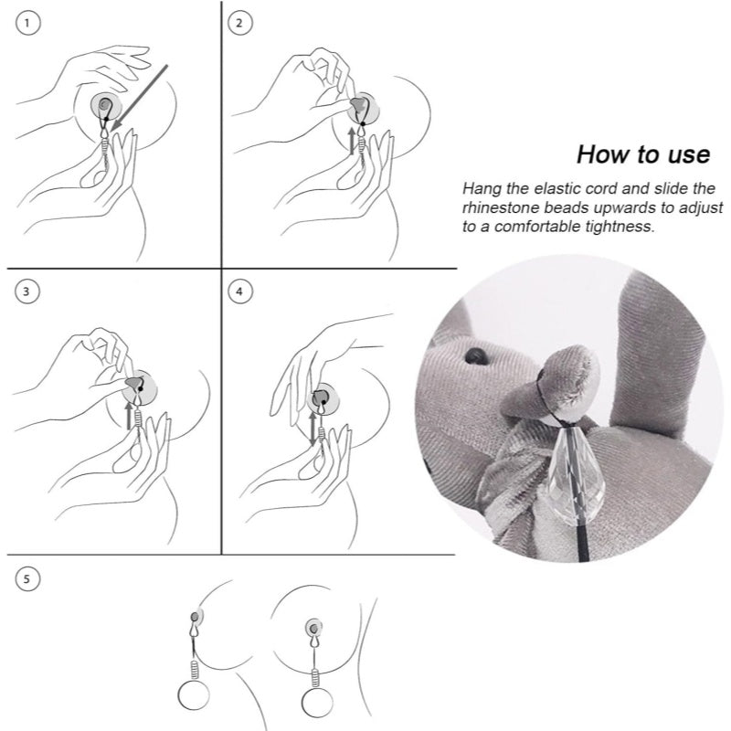 Rope Harness Nipple Clamp - image 2