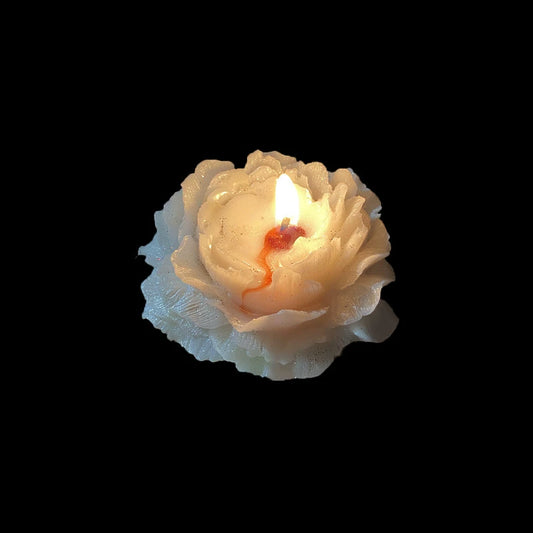 Peony Rose Flow-Core Wax Drip - White and Red - image 1
