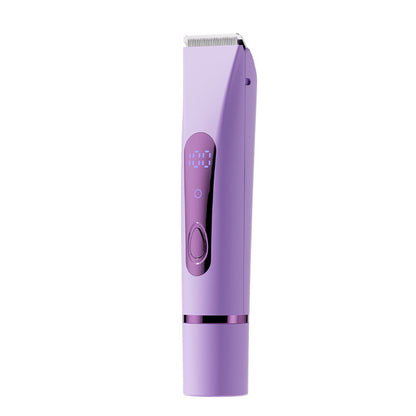 Silky Smooth 2-in-1 Bikini & Facial Hair Trimmer For Women - Purple - image 6