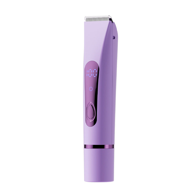 Silky Smooth 2-in-1 Bikini & Facial Hair Trimmer For Women - Purple - image 6