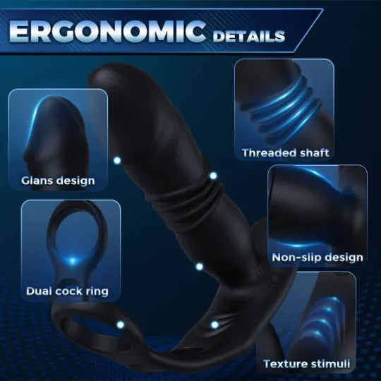 Vibrating Cock Rings Prostate Massager - image 1