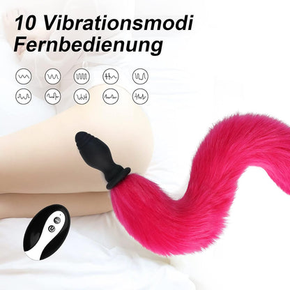 Multicolor Fox Tail Light Up Butt Plug - image 8