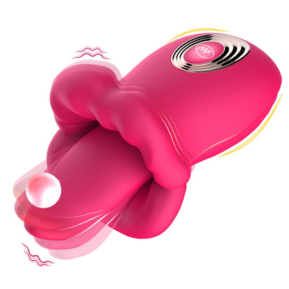 Peach Tease Tongue Vibrator - Light Purple - image 7