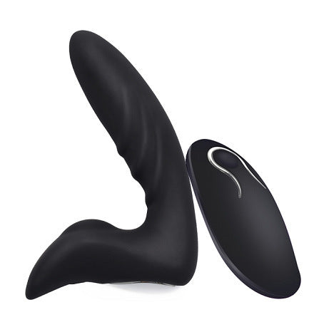 Wireless Vibrating Prostate Plug Butt Plug - Black - image 0
