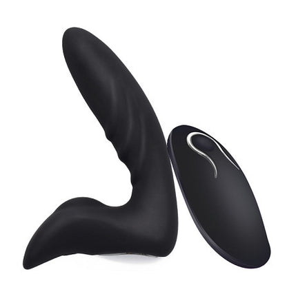 Wireless Vibrating Prostate Plug Butt Plug - Black - image 0