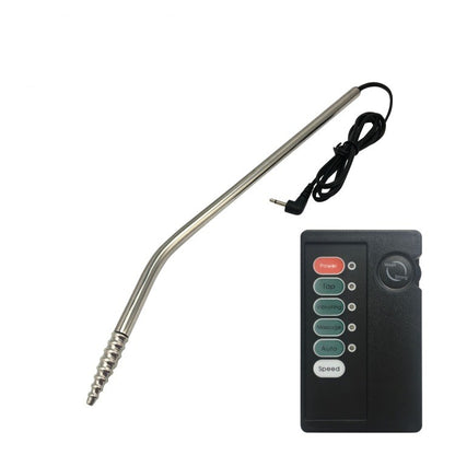 Electro-Sex Ribbed Urethra Sound Probe - Style 6 - image 0