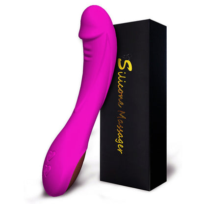 Thrusting Dildo G-spot Vibrator - Purple - image 6