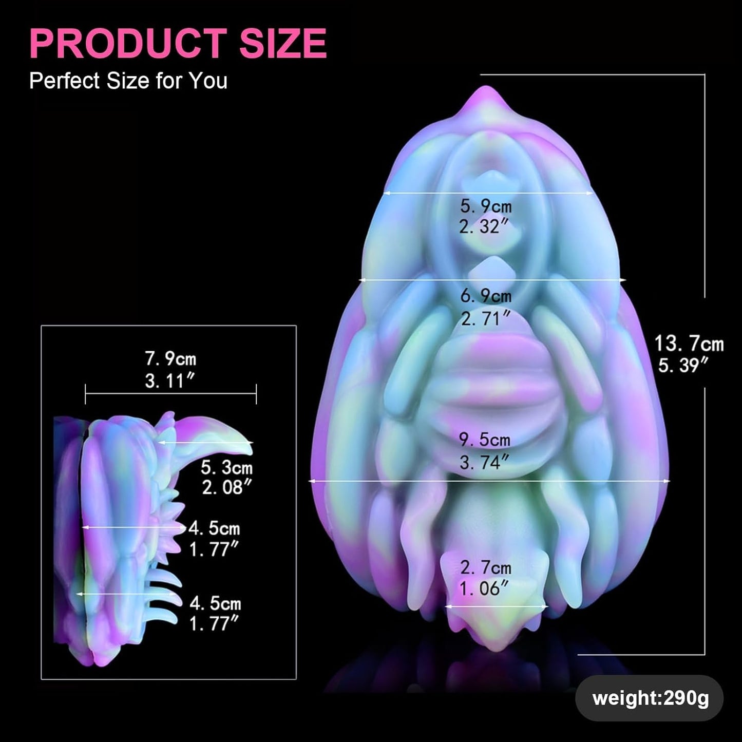 Monster-Inspired Female Grinder – Dual-Action Tongue + Textured Grinding Pad - image 8
