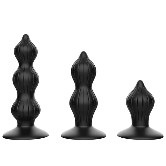 Beaded Style Silicone Anal Plug - image 1